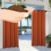 Exclusive Home Indoor/Outdoor Solid Cabana Window Curtain Panel Pair with Grommet Top   556659528